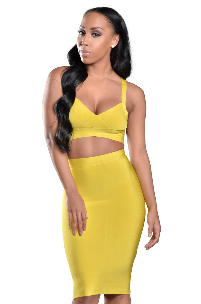 Bailey 2 Piece Bandage Dress Set