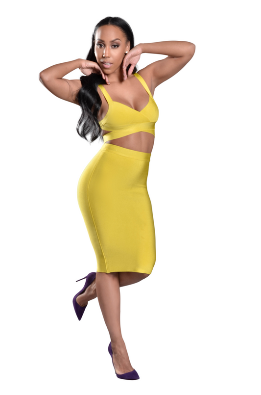 Bailey 2 Piece Bandage Dress Set