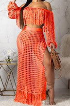 TRISH FRINGE 2 PIECE COVERUP